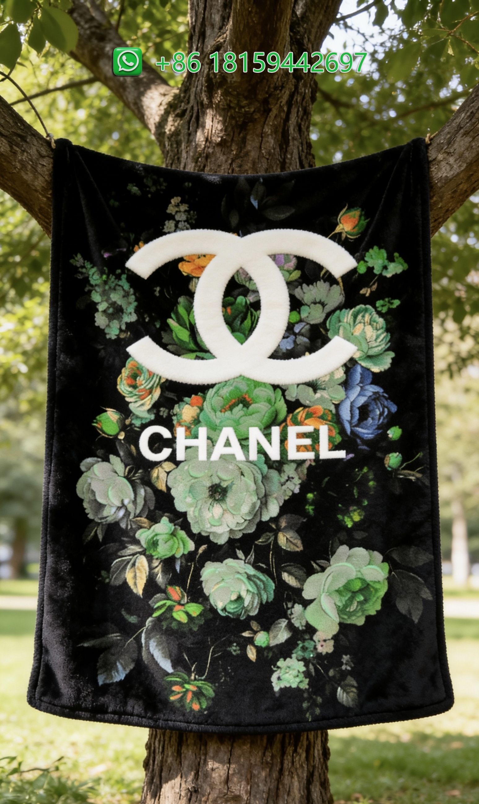Chanel Throw Blankets
